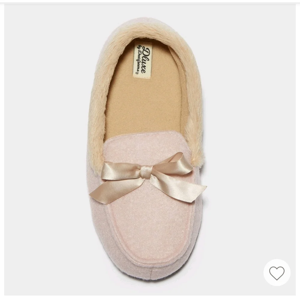 Girls dluxe by dearfoams Madison Moccasin Slippers